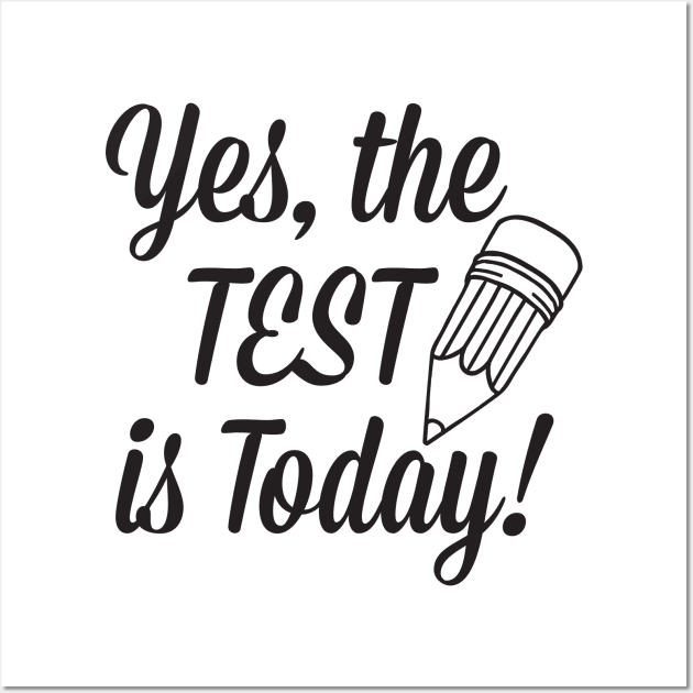 The Test is Today - Light Wall Art by ManaWar